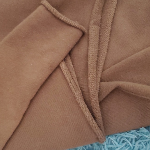 LOWEST PRICE! Calvin Klein Jeans Crop Top Olive Hoodie/Hooded Sweatshirt Size XL - Picture 8 of 9